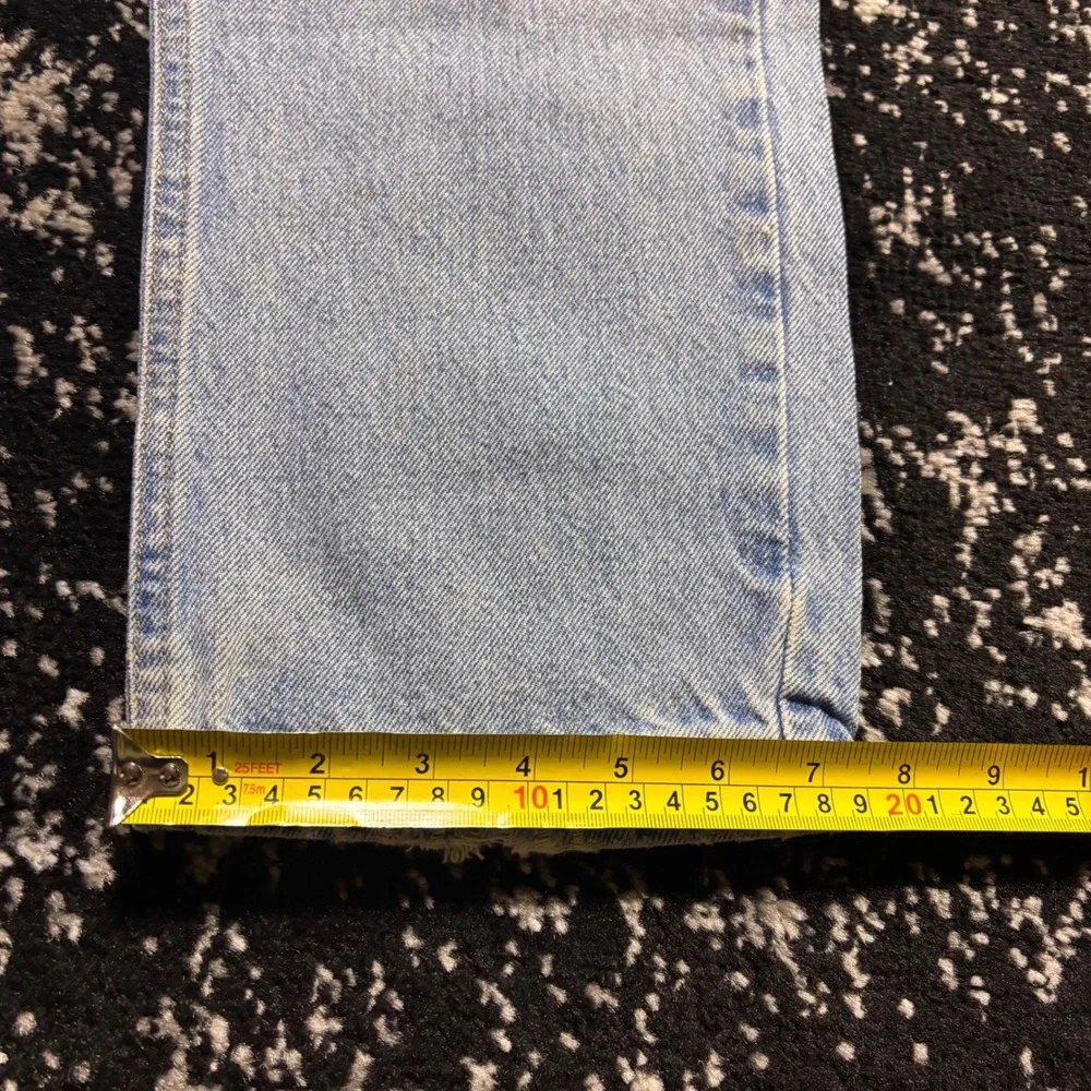 Carhartt B18 STW Traditional Fit Light Wash Denim Jeans Mens 36x30 Distressed